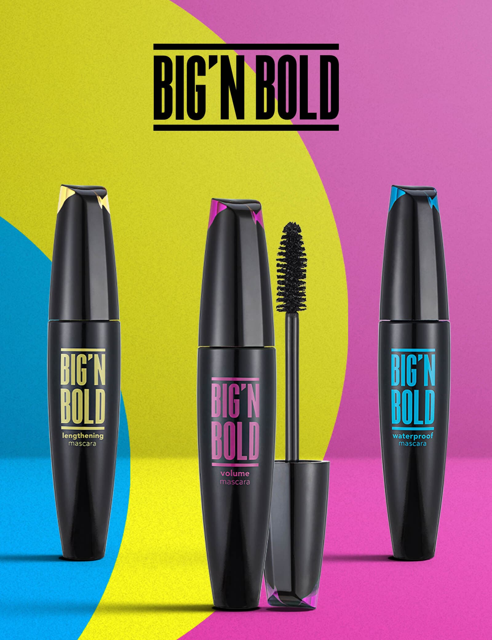 Big'n Bold Volumizing Black Mascara