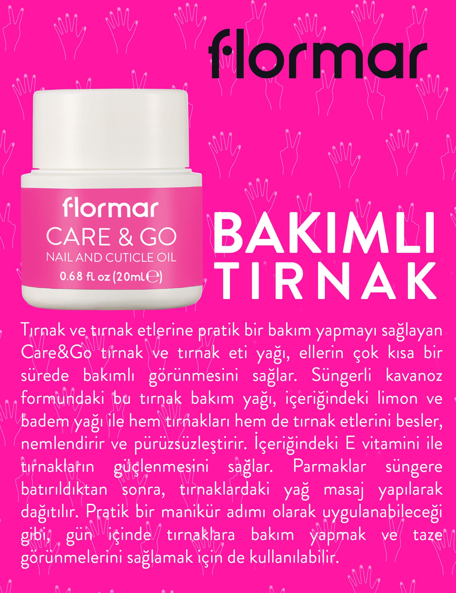 Care & Go Practical Nail & Cuticle Care Oil with S