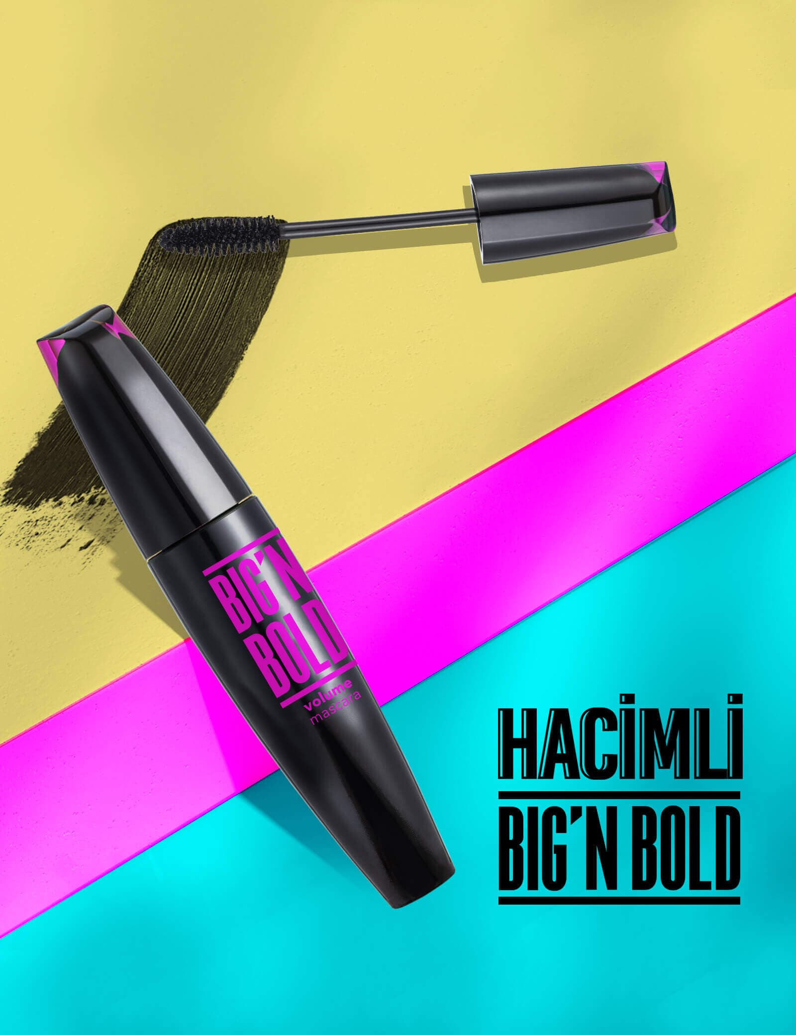 Big'n Bold Volumizing Black Mascara